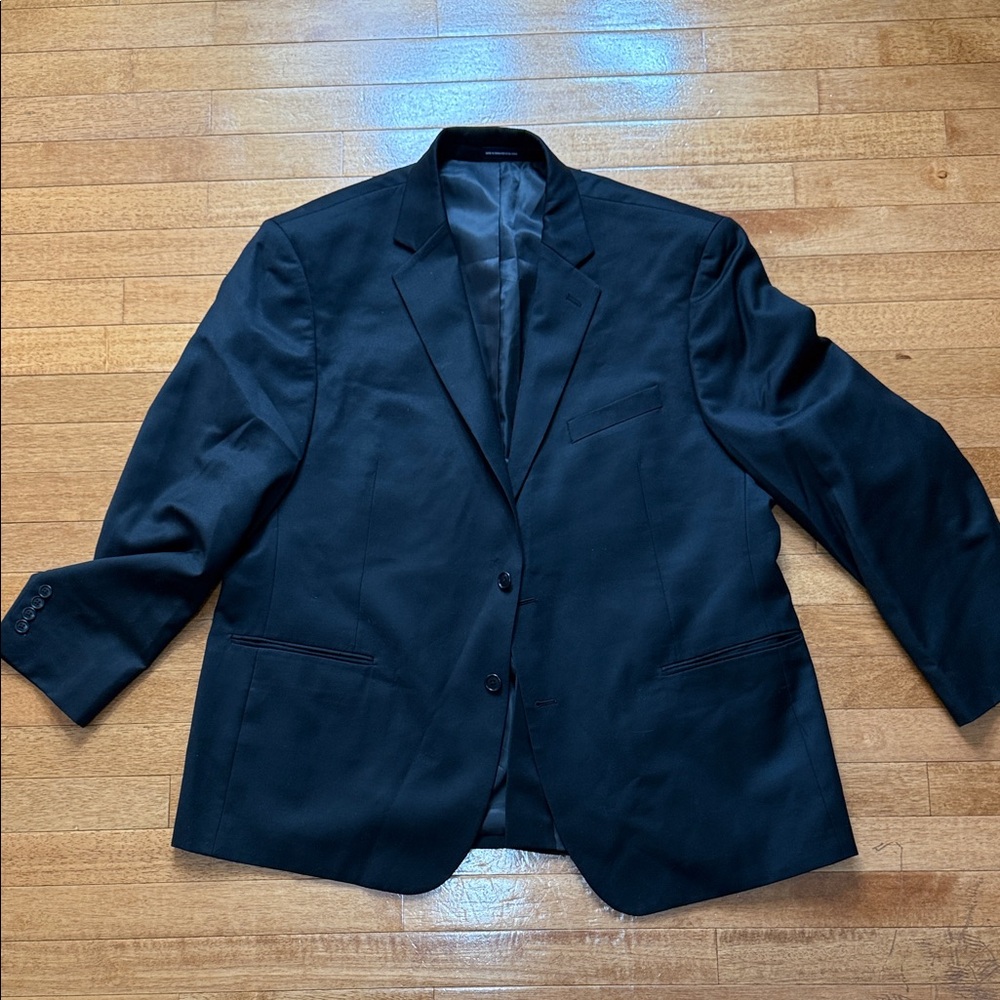 Stafford Performance 46R black Men's Blazer EUC